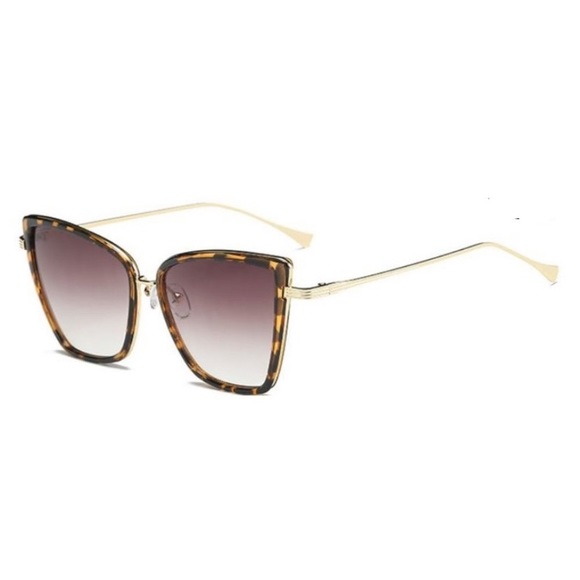 Leopard Cat Eye Sunglasses - Picture 2 of 10
